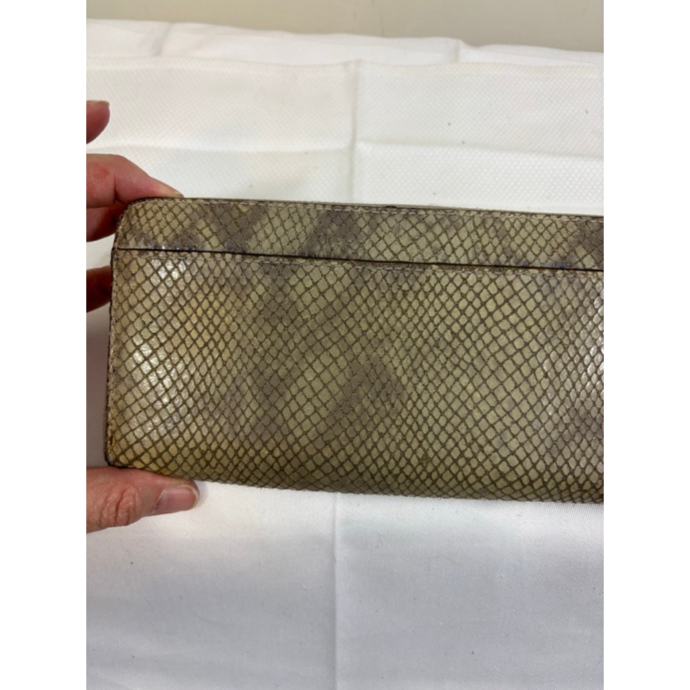 Women's Coach Python Embossed Zip Around Wallet T… - image 3